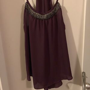 Plum top never worn